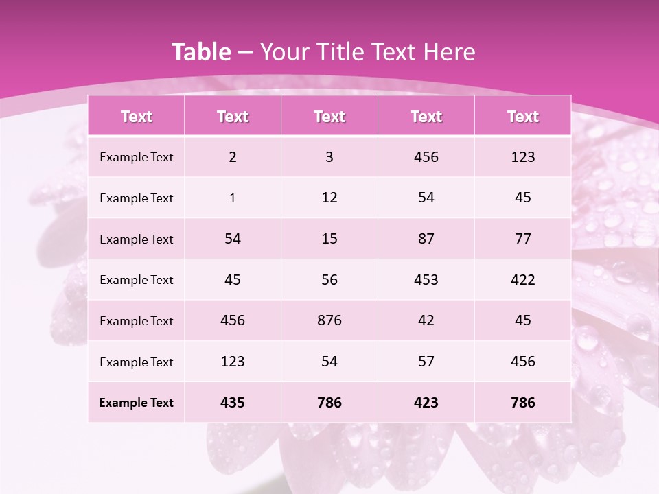 Wildflowers Bloom Seasonal PowerPoint Template