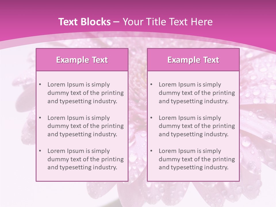 Wildflowers Bloom Seasonal PowerPoint Template