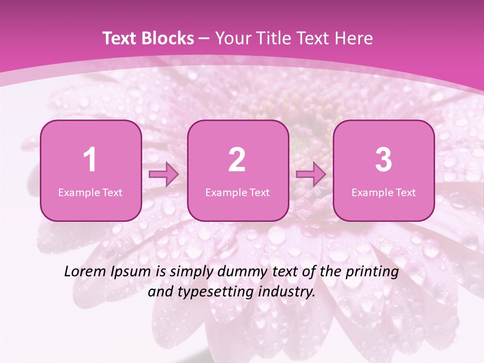 Wildflowers Bloom Seasonal PowerPoint Template