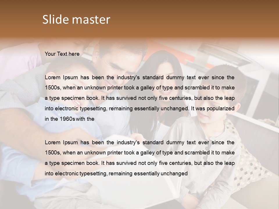 Sweet Father Lovely PowerPoint Template