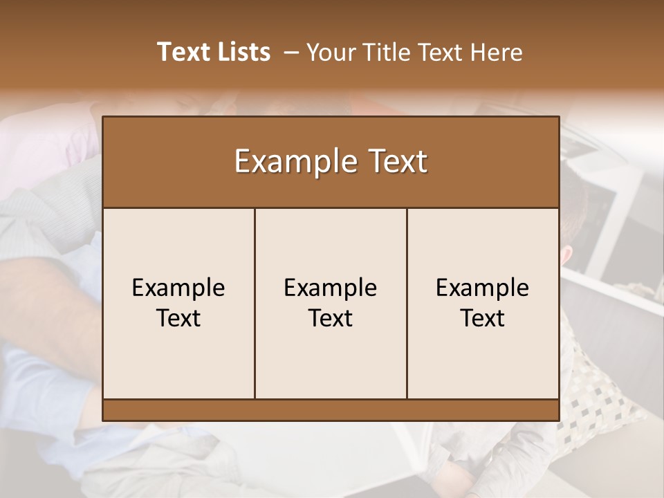 Sweet Father Lovely PowerPoint Template