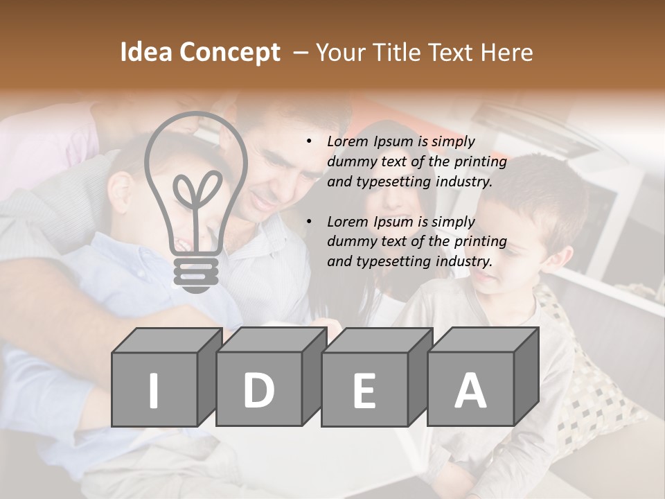 Sweet Father Lovely PowerPoint Template