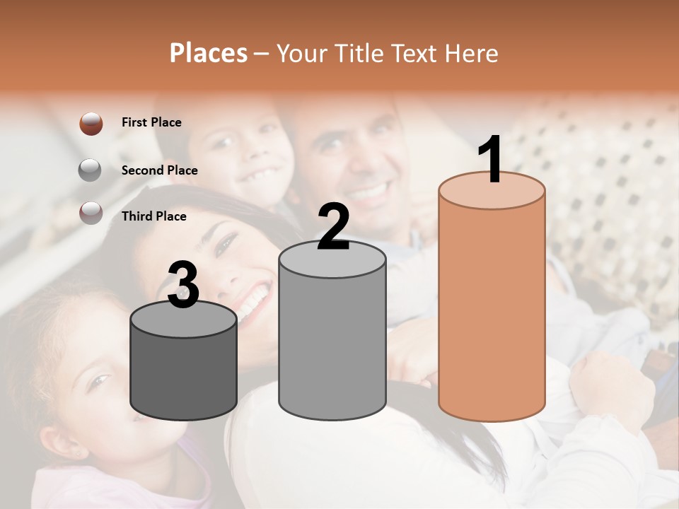 Woman Man Content PowerPoint Template