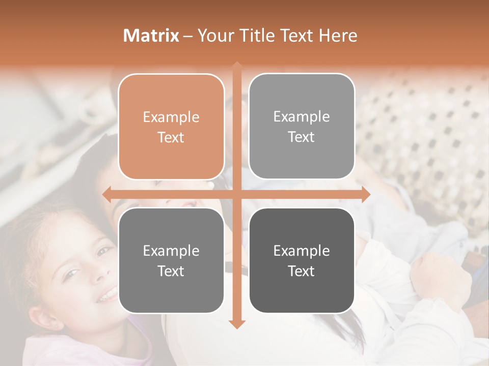 Woman Man Content PowerPoint Template