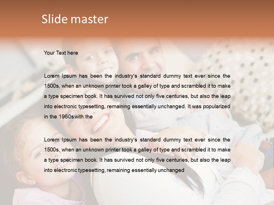 Woman Man Content PowerPoint Template