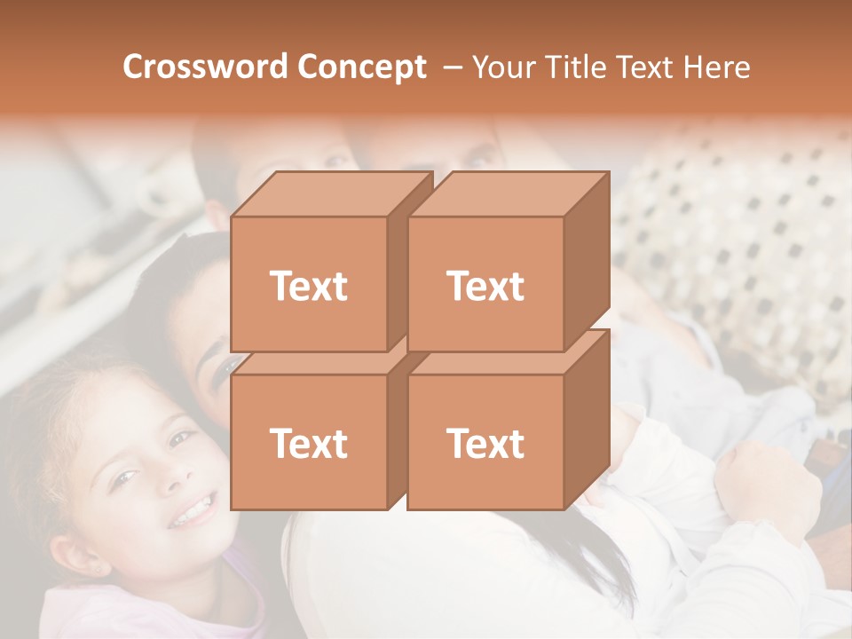 Woman Man Content PowerPoint Template