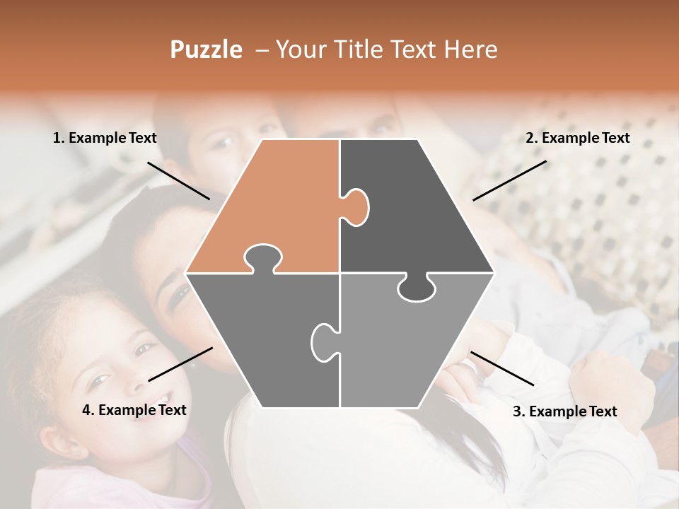 Woman Man Content PowerPoint Template