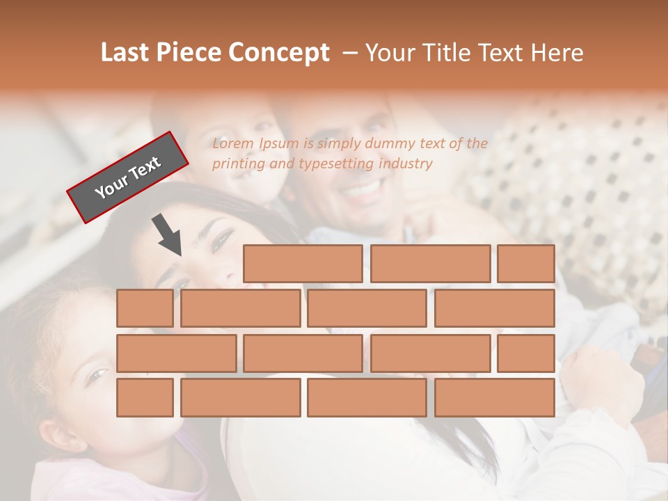 Woman Man Content PowerPoint Template