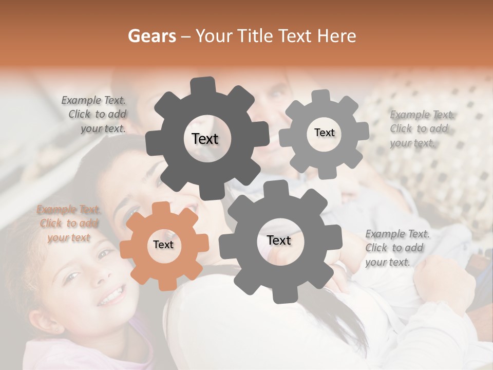 Woman Man Content PowerPoint Template