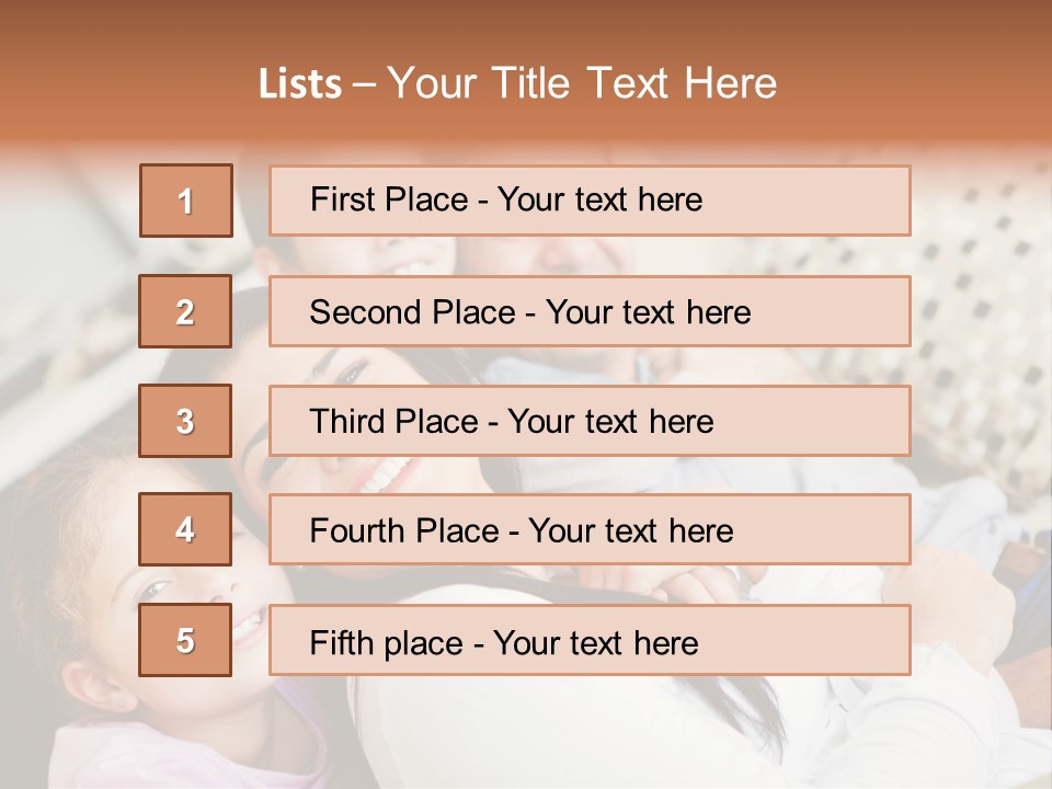 Woman Man Content PowerPoint Template