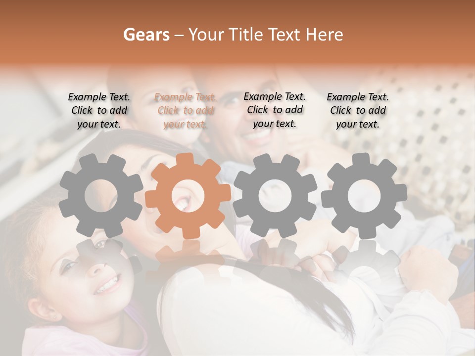 Woman Man Content PowerPoint Template