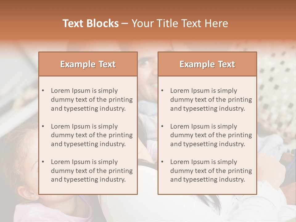 Woman Man Content PowerPoint Template