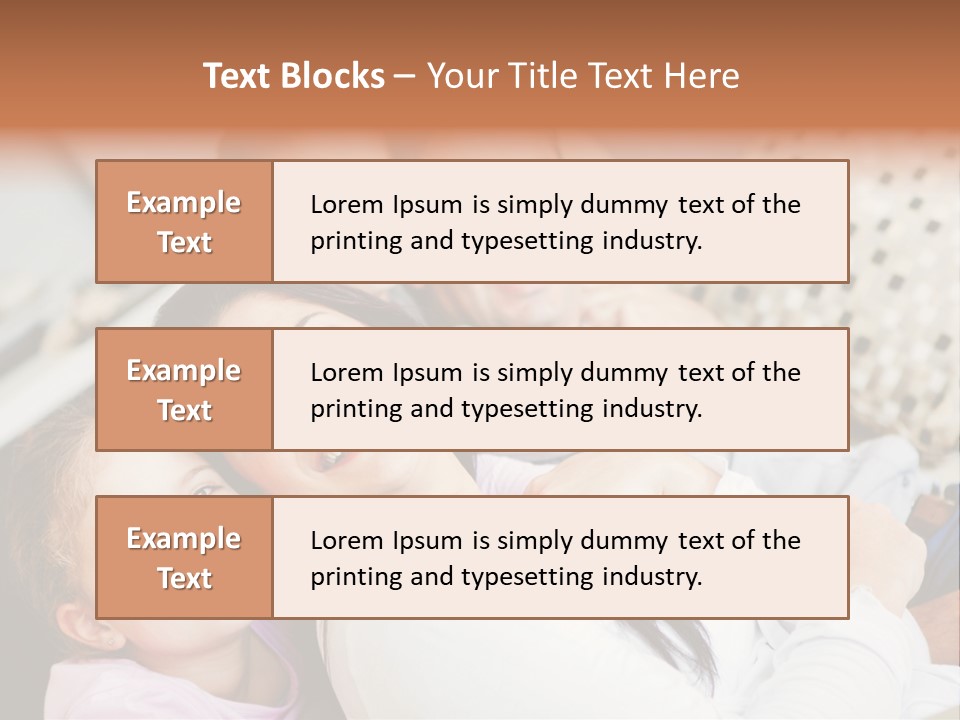 Woman Man Content PowerPoint Template