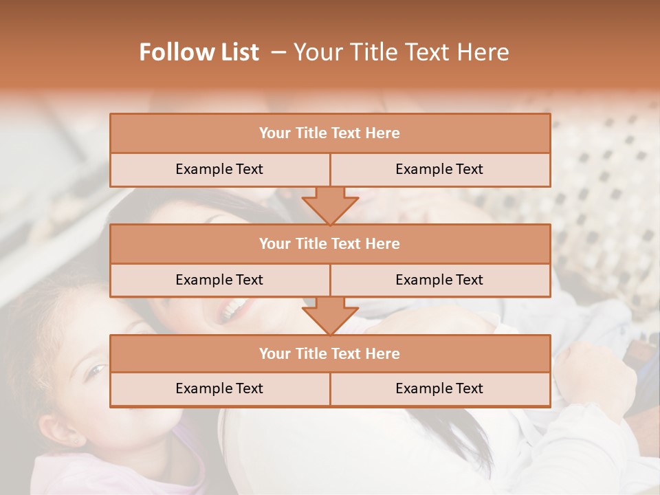 Woman Man Content PowerPoint Template