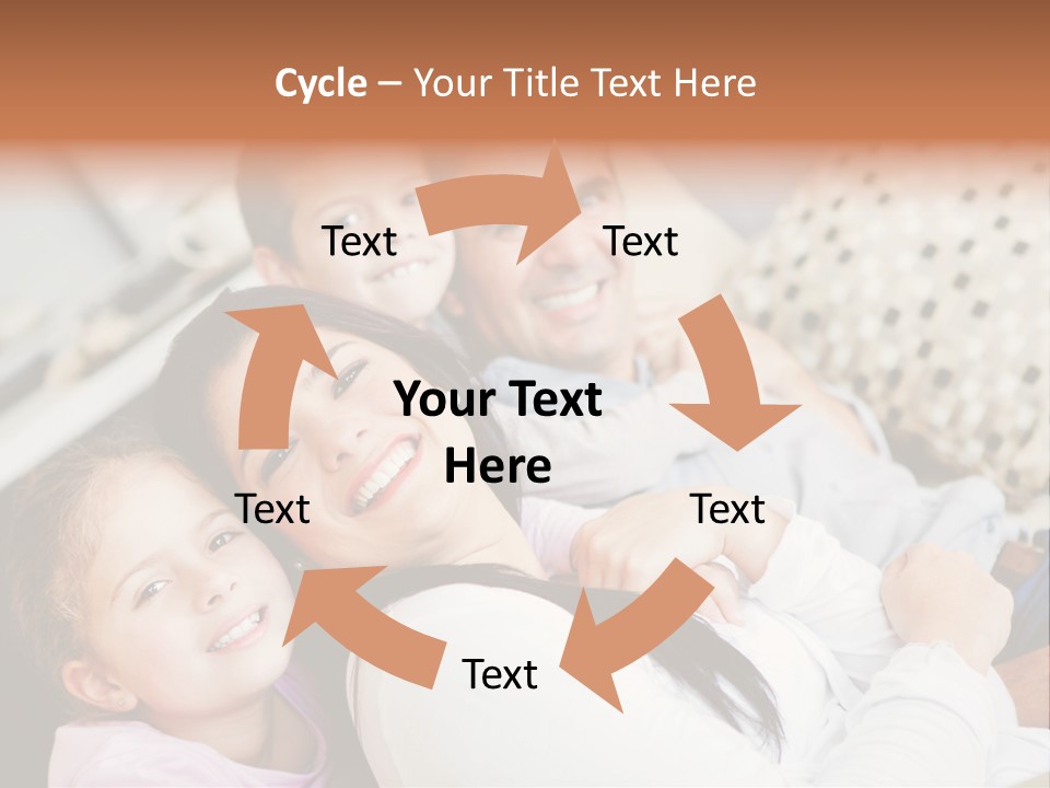 Woman Man Content PowerPoint Template