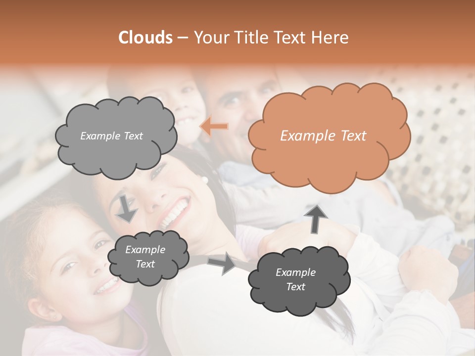 Woman Man Content PowerPoint Template