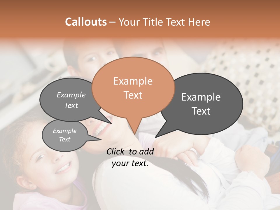 Woman Man Content PowerPoint Template