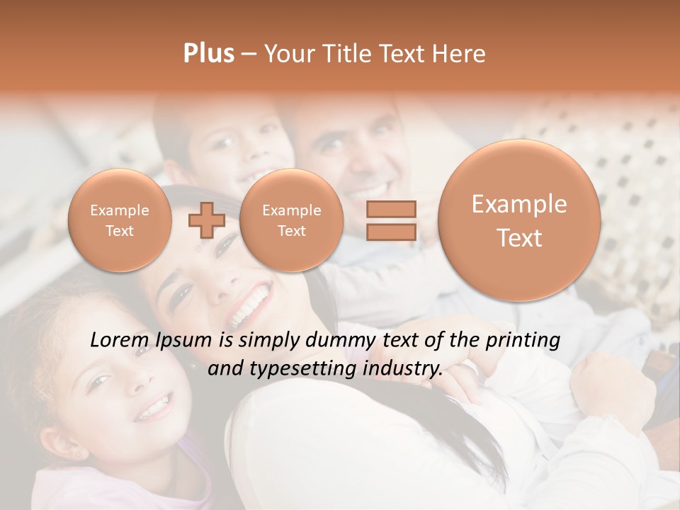 Woman Man Content PowerPoint Template