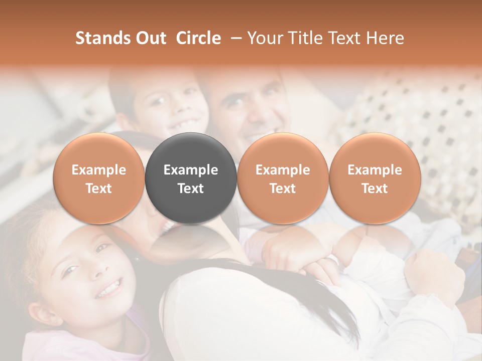 Woman Man Content PowerPoint Template