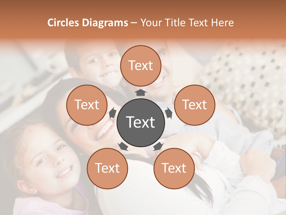 Woman Man Content PowerPoint Template