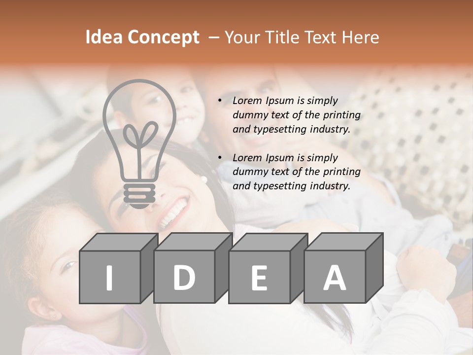 Woman Man Content PowerPoint Template