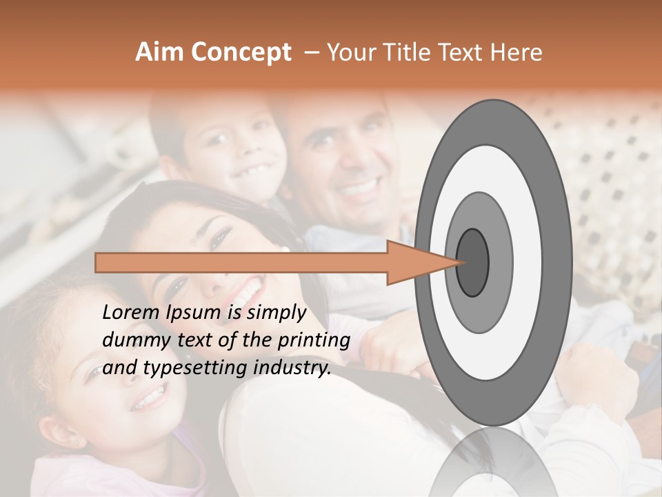 Woman Man Content PowerPoint Template