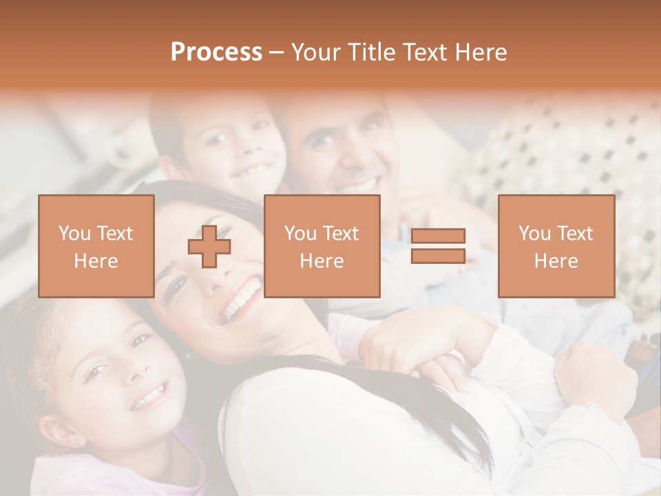 Woman Man Content PowerPoint Template