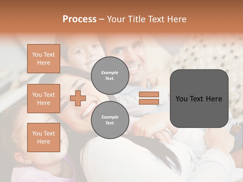 Woman Man Content PowerPoint Template