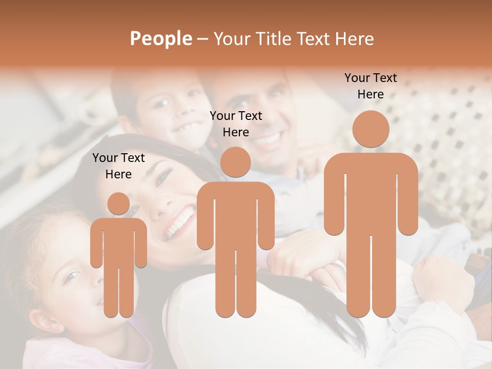 Woman Man Content PowerPoint Template