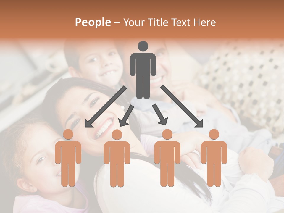 Woman Man Content PowerPoint Template