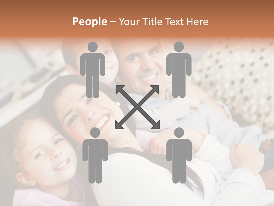 Woman Man Content PowerPoint Template