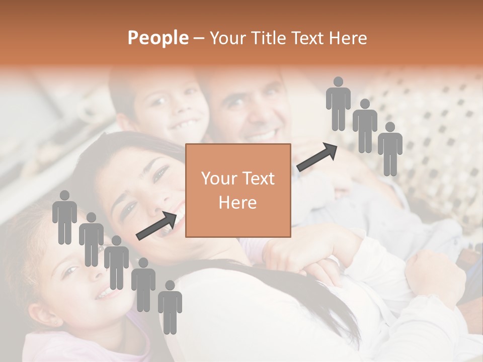 Woman Man Content PowerPoint Template