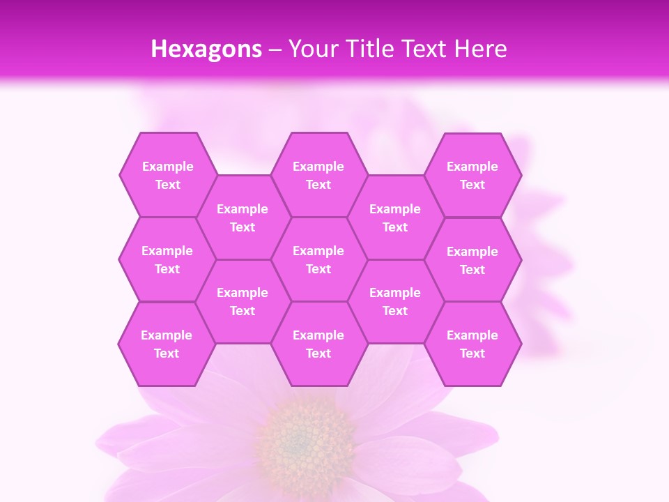 Beauty Postcard Purple PowerPoint Template