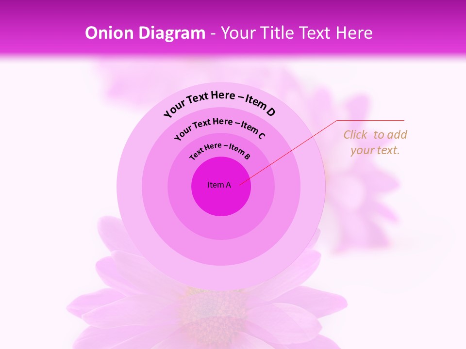 Beauty Postcard Purple PowerPoint Template