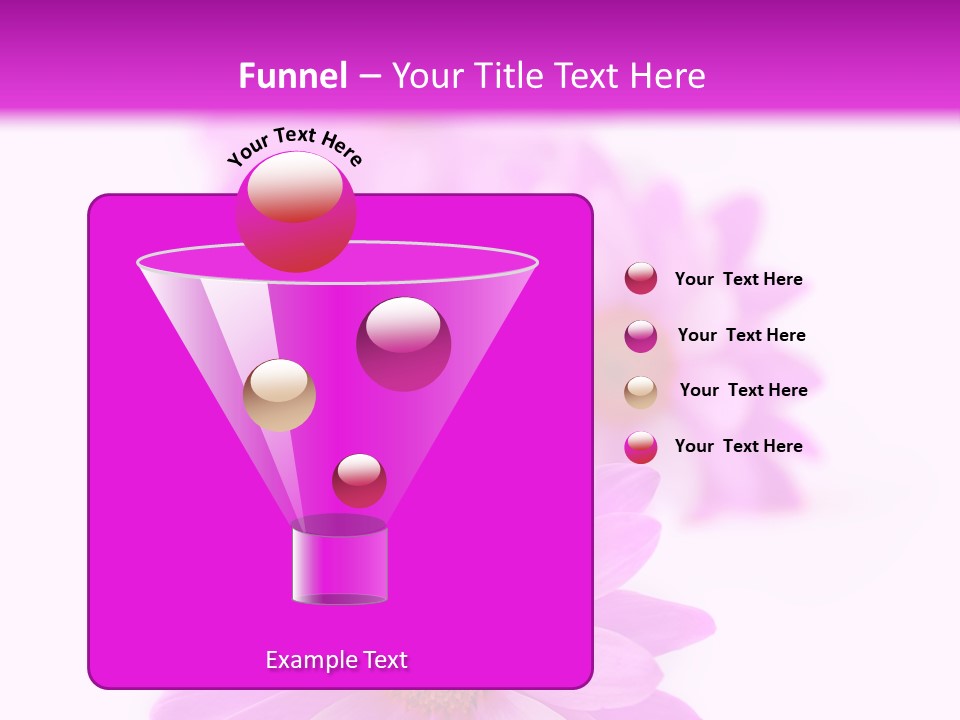 Beauty Postcard Purple PowerPoint Template