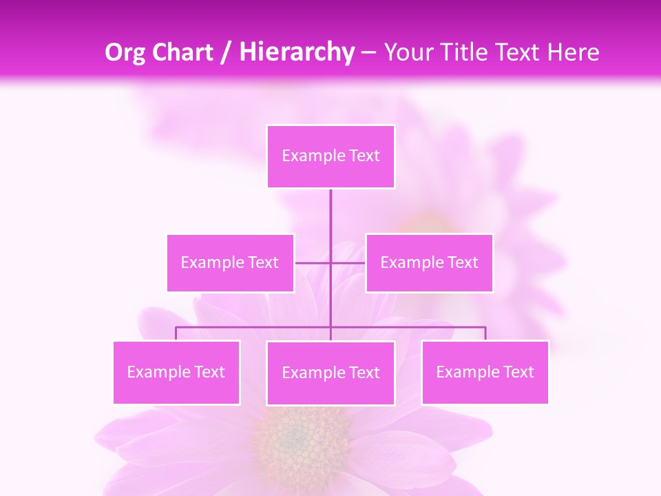 Beauty Postcard Purple PowerPoint Template