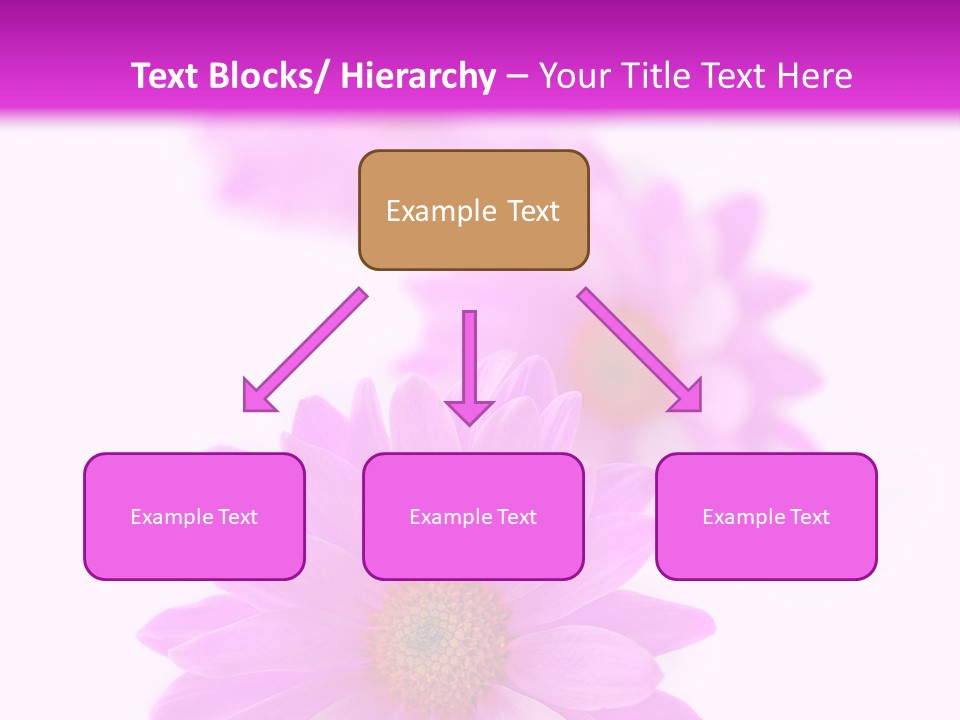 Beauty Postcard Purple PowerPoint Template