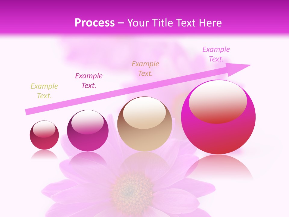 Beauty Postcard Purple PowerPoint Template