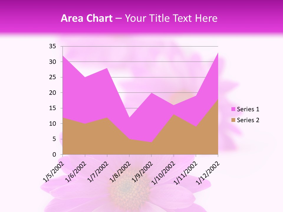 Beauty Postcard Purple PowerPoint Template