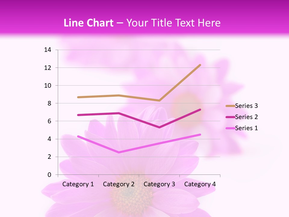 Beauty Postcard Purple PowerPoint Template