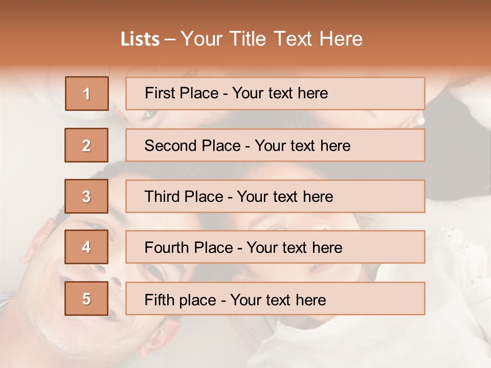 Content Cheerful Casual PowerPoint Template