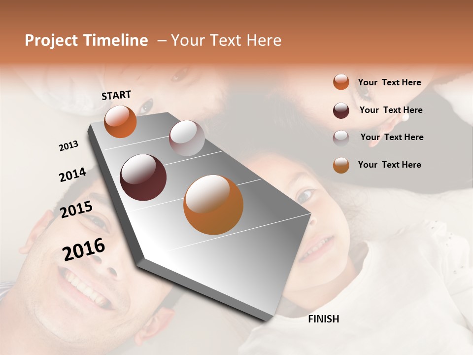 Content Cheerful Casual PowerPoint Template