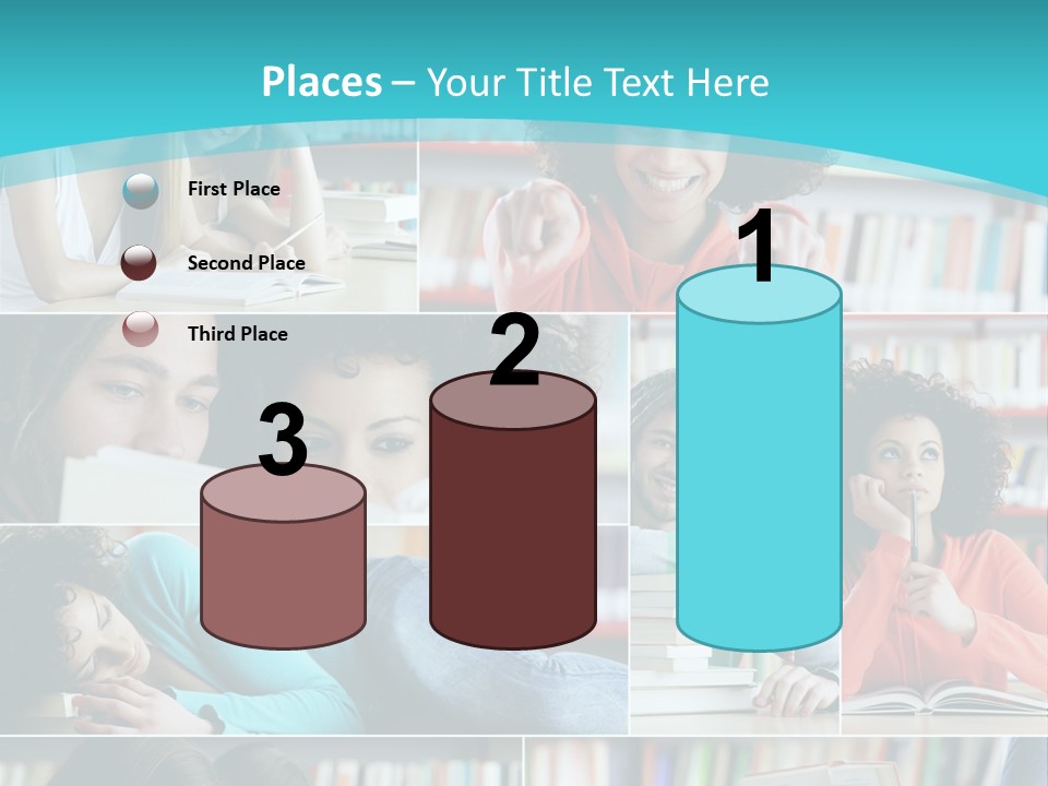 Young Man Book Cool PowerPoint Template