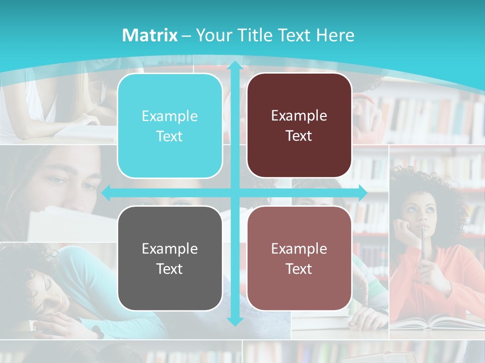 Young Man Book Cool PowerPoint Template