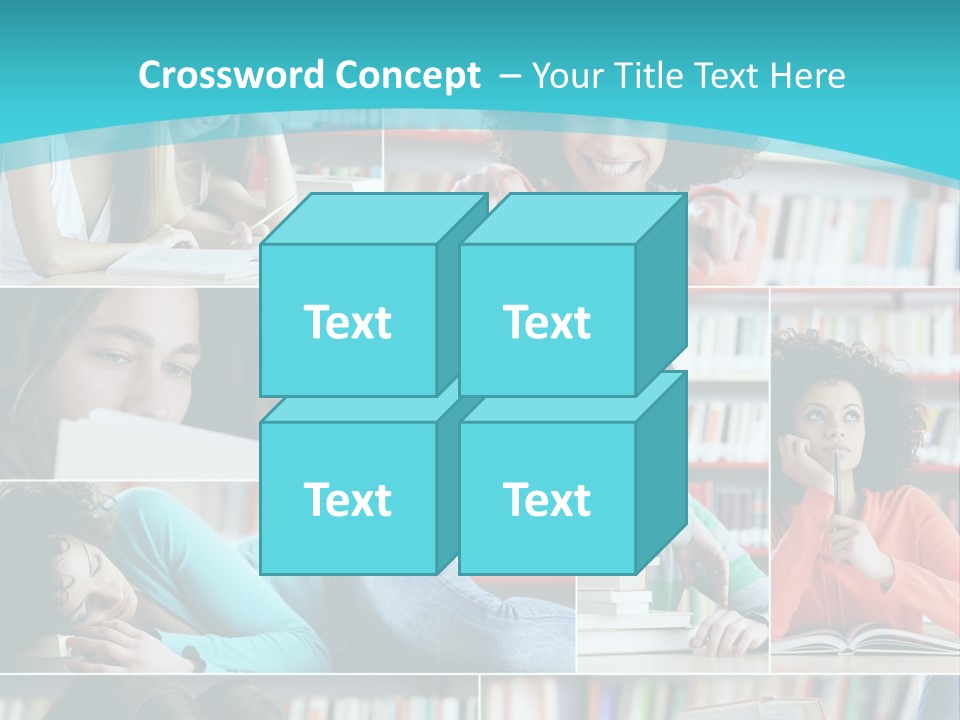 Young Man Book Cool PowerPoint Template