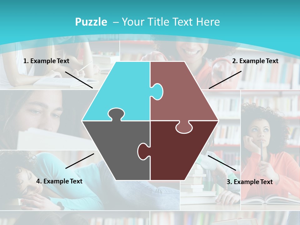 Young Man Book Cool PowerPoint Template