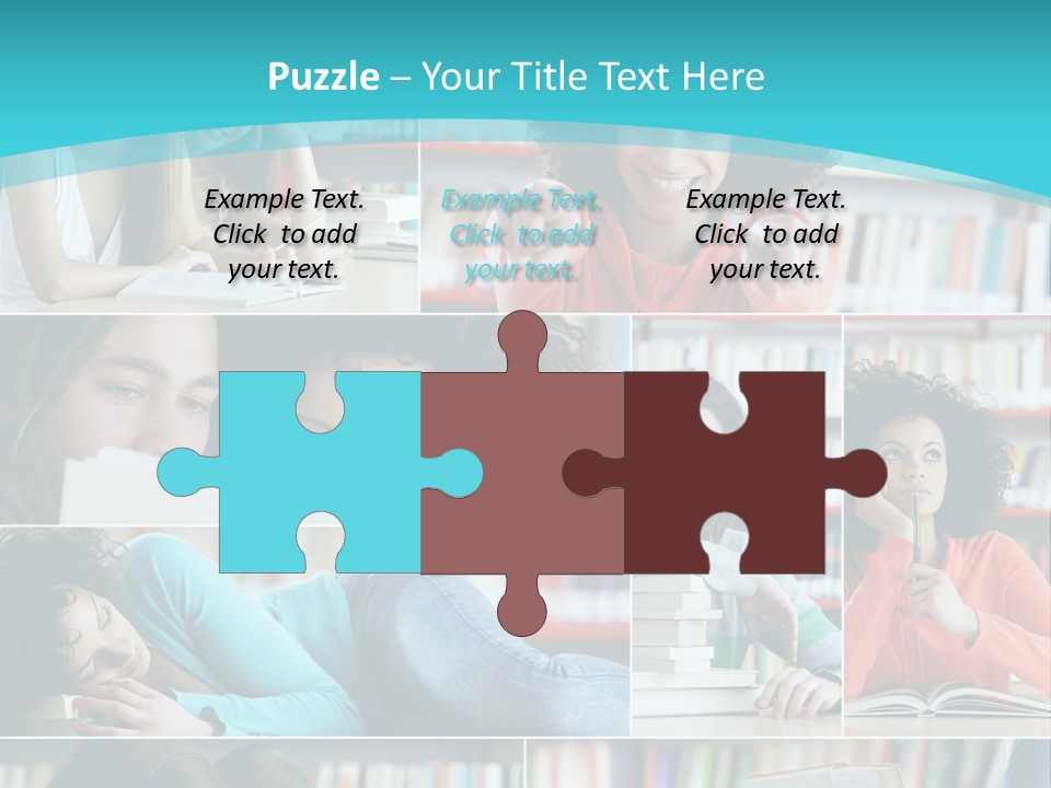 Young Man Book Cool PowerPoint Template