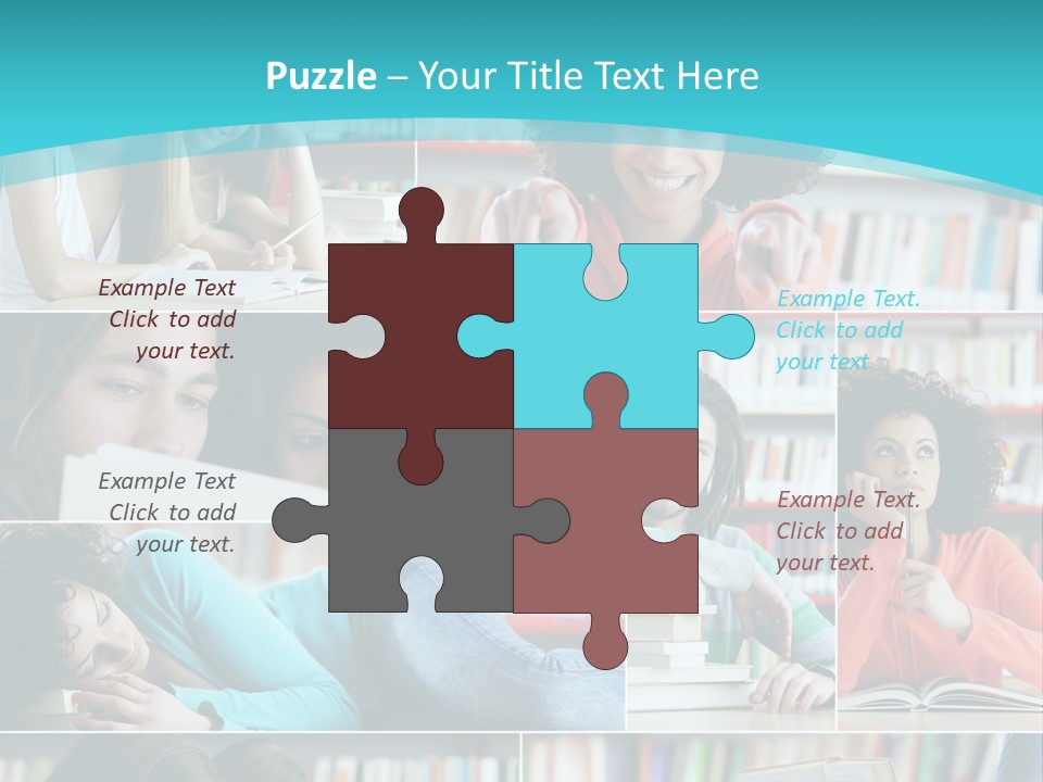 Young Man Book Cool PowerPoint Template