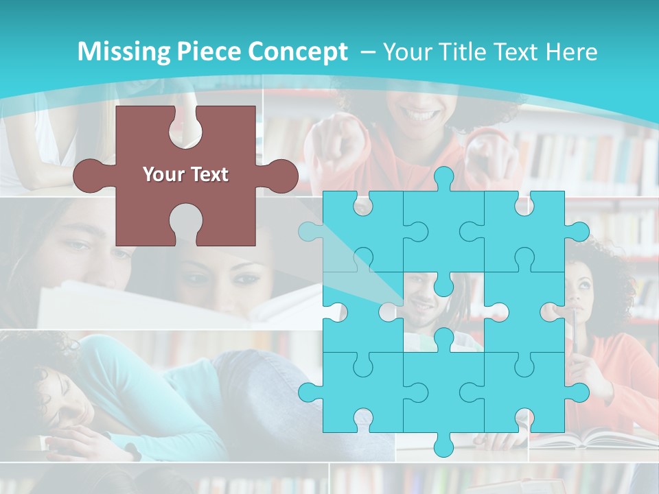 Young Man Book Cool PowerPoint Template