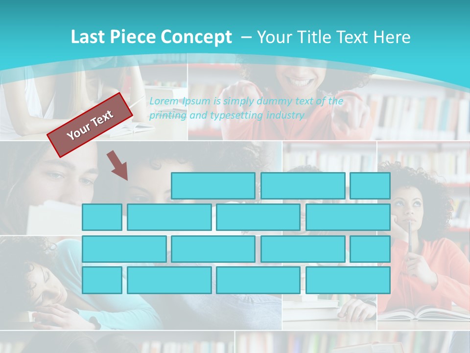 Young Man Book Cool PowerPoint Template